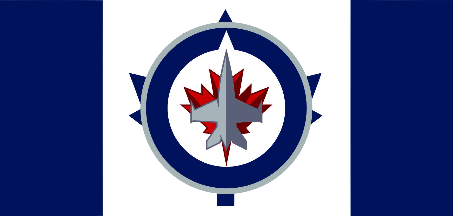 Winnipeg Jets Flag001 logo iron on paper